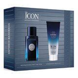 Antonio Banderas The Icon Dovanų rinkinys, Eau de toilette 50ml + Aftershave balm 75ml