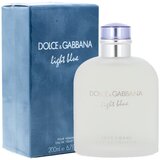 Dolce & Gabbana Light Blue Pour Homme Tualetinis vanduo 200ml, Išpakuotas produktas