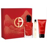 Giorgio Armani Sì Passione dovanų rinkinys, parfumuotas vanduo 100ml + kūno losjonas 50ml + parfumuotas vanduo 10ml