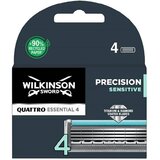 Wilkinson Sword Quattro Essential Precision Sensitive 4 vnt