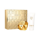 Paco Rabanne Lady Million dovanų rinkinys, parfumuotas vanduo 80ml + kūno losjonas 100ml