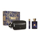  Versace Dylan Blue Dovanų rinkinys tualetinis vanduo 100ml + tualetinis vanduo 10ml + kosmetinis maišelis