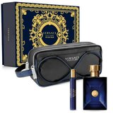  Versace Dylan Blue Dovanų rinkinys, Tualetinis vanduo 100ml + Tualetinis vanduo 10ml + kosmetikos krepšys