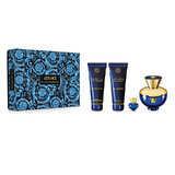 Versace Dylan Blue pour Femme Dovanų rinkinys, Parfumuotas vanduo 100ml + Dušo želė 100ml+ Kūno losjonas 100ml + Parfumuotas vanduo 5ml
