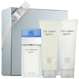 „Dolce & Gabbana Light Blue“ dovanų rinkinys, tualetinis vanduo 100 ml + kūno losjonas 100 ml + dušo želė 100 ml