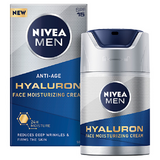 Drėkinamasis kremas nuo raukšlių Nivea Men Hyaluron SPF 15 (Face Moisturizing Cream) 50 ml