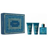 Versace Eros Dovanų rinkinys, Tualetinis vanduo 50ml + Dušo želė 50ml + Balzamas po skutimosi 50ml