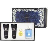Versace Versace pour Homme dovanų rinkinys, tualetinis vanduo 100 ml + 100 ml balzamas po skutimosi + 100 ml dušo želė + raktų pakabukas