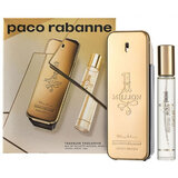 Paco Rabanne 1 Million Dovanų rinkinys, Tualetinis vanduo 100ml + Tualetinis vanduo 20ml (Traveler exclusive)