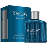 Replay Essential for Him tualetinis vanduo 75 ml
