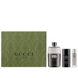 Gucci Guilty Pour Homme Dovanų rinkinys, Tualetinis vanduo 90ml + Tualetinis vanduo 15ml + Tepamas dezodorantas 75ml