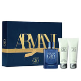 Giorgio Armani Acqua di Gio Profondo dovanų rinkinys, parfuminis vanduo 75 ml + dušo želė 75 ml + balzamas po skutimosi 75 ml