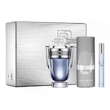 Paco Rabanne Invictus Dovanų rinkinys, Tualetinis vanduo 100ml + Tualetinis vanduo 10ml + Purškliamas dezodorantas 150ml