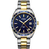 Rotary GB05296/05 Henley GMT men`s 40mm 10ATM