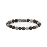 Rebel & Rose Bracelet Mix Brown 925 RR-8S007-S-L+ mens