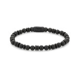 Rebel & Rose Bracelet All-Black RR-60107-B-L mens