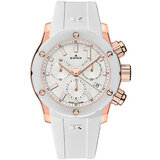 Edox 10225-37RB-BIR CO-1 Chronograph Ladies Watch Ceramic 38mm 30ATM
