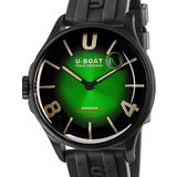 U-Boat 9503 Darkmoon Green PVD Soleil Mens Watch 40mm 5ATM