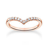 Thomas Sabo Ladies Ring TR2394-416-14-56 V-shape size 56