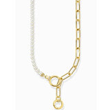 Thomas Sabo KE2193-445-14 Ladies necklace freshwater pearls & link chain, adjustable