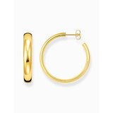Thomas Sabo CR640-413-39 Gold-plated hoop earrings Chunky 36 mm 