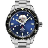 Swiss Military SMA34106.12 Mens Watch Automatic Open-Heart Diver 42mm 20ATM