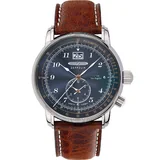 Zeppelin 8644-3 dual time men`s watch LZ126 Los Angeles 43mm 5ATM
