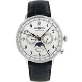 Zeppelin 7036-1 LZ 129 Hindenburg Moonphase Mens Watch 40mm 3ATM