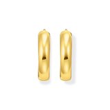 Thomas Sabo CR739-413-39 Bold - Gold-plated Chunky Hoop Earrings 34,2 mm Ladies