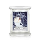 Kringle Candle Cashmere & Cocoa vidutinė 2 dagčių kvapioji žvakė (411 g)