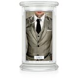 Kringle Candle Grey didelė 2 dagčių kvapioji žvakė (624 g)