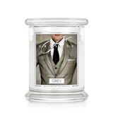 Kringle Candle Grey kvapioji žvakė vidutinė 2 dagčiai (411 g)