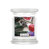 Kringle Candle Fig & Fir kvapioji žvakė, vidutinė 2 dagčiai (411 g)