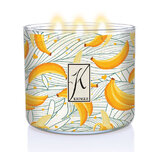 Kringle Candle TUMBLER Banana's Foster 3 dagčių kvapioji žvakė (411g)