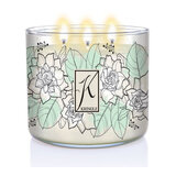 Kringle Candle TUMBLER Gardenia 3 dagčių kvapioji žvakė (411g)