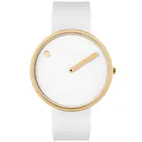Picto 43321-0220G White Silicone 40mm 5ATM 