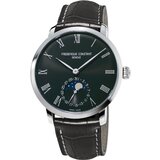 Frederique Constant FC-705GR4S6 Mens Watch Slimline Manufaktur Moonphase 42mm 3ATM 