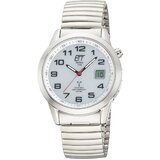 ETT Eco Tech Time EGS-11711-12Z Mens Watch Radio-controlled Solar Drive Basic 41mm 5ATM 