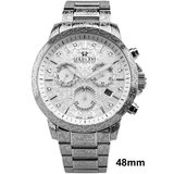Louis XVI LXVI4021 Mens Watch Palais Royale 2.0 Diamond Chronograph 48mm 10ATM 