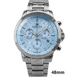 Louis XVI LXVI4023 Mens Watch Palais Royale 2.0 Diamond Chronograph 48mm 10ATM 