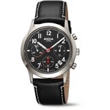 Boccia 3735-01 Mens Watch Titanium Solar Chronograph 40mm 5ATM 