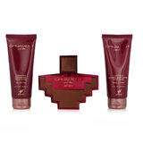 Afnan Ornament Purple Allure Dovanų rinkinys Parfumovaná voda 100 ml + Dušo želė 100 ml + Kūno losjonas 100 ml