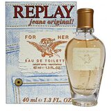 Replay Jeans Original for Her Tualetinis vanduo, 40ml