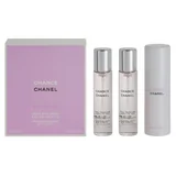 Chanel Chance Eau Tendre tualetinis vanduo, 3x20ml (1x pakartotinai pildomas + 2x pildomas)
