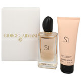 Giorgio Armani Si Dovanų rinkinys, Parfumuotas vanduo 100ml + Kūno losjonas 75ml (Travel set)