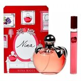 Nina Ricci Nina Dovanų rinkinys, Tualetinis vanduo 50ml + Tualetinis vanduo roll-on 10ml