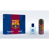 EP Line FC Barcelona dovanų rinkinys, tualetinis vanduo 100ml + purškiamas dezodorantas 150ml