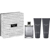 Jimmy Choo Jimmy Choo Man Dovanų rinkinys, Tualetinis vanduo 100ml + Dušo želė 100ml + Balzamas po skutimosi 100ml