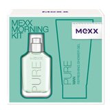 Mexx Pure for Men Dovanų rinkinys, Tualetinis vanduo 30ml + Dušo želė 50ml