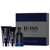 Hugo Boss Boss Bottled Night Gift rinkinys, tualetinis vanduo 100 ml + dušo želė 50 ml + balzamas po skutimosi 75 ml